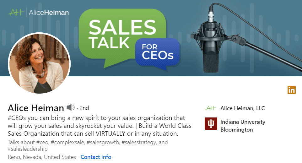 how to use linkedin for sales prospecting personal brand
